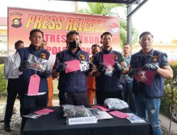 Satres Narkoba Polres OKI Ringkus 3 Pengedar Sabu