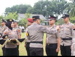 65 Personel Polres OKI Naik Pangkat